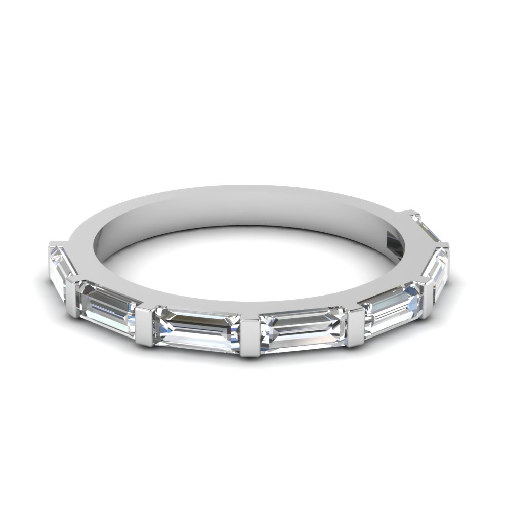 baguette-brilliance-wedding-band-with-white-diamond-in-14K-white-gold ...