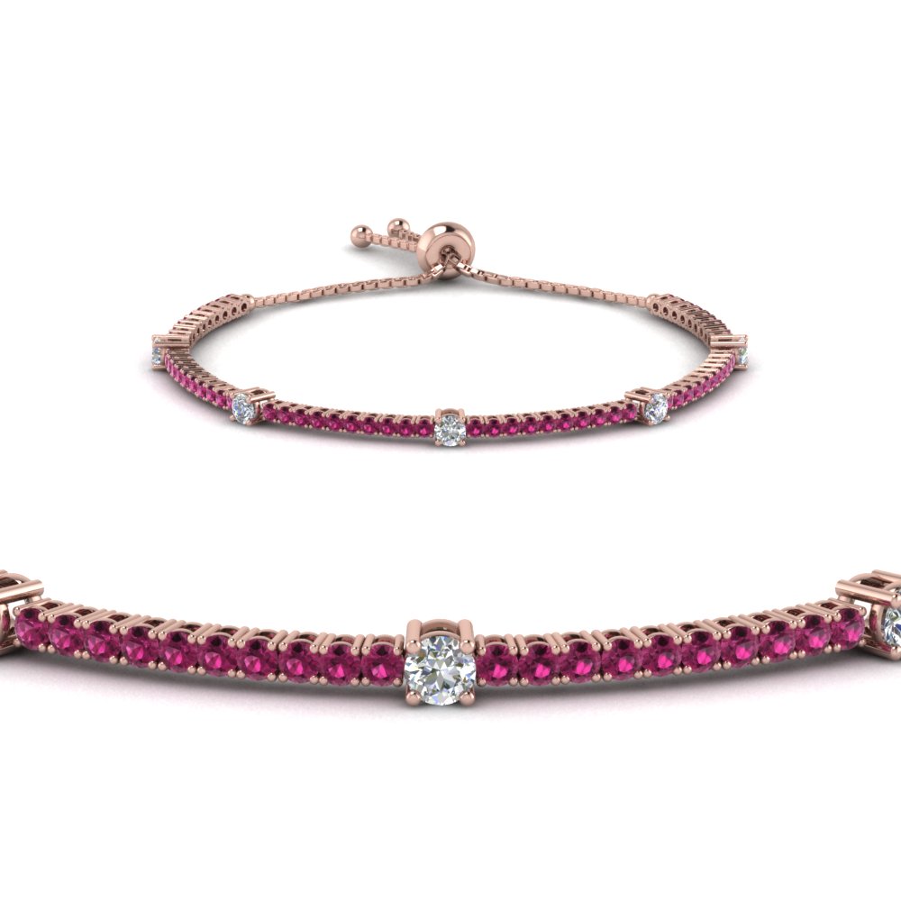 Diamond Pink bracelets forecast dress for winter in 2019 Diamond Pink bracelets advise dress in everyday in 2019