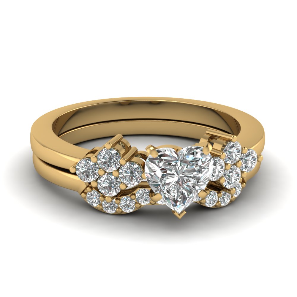 Unique Bridal Ring Set Fascinating Diamonds
