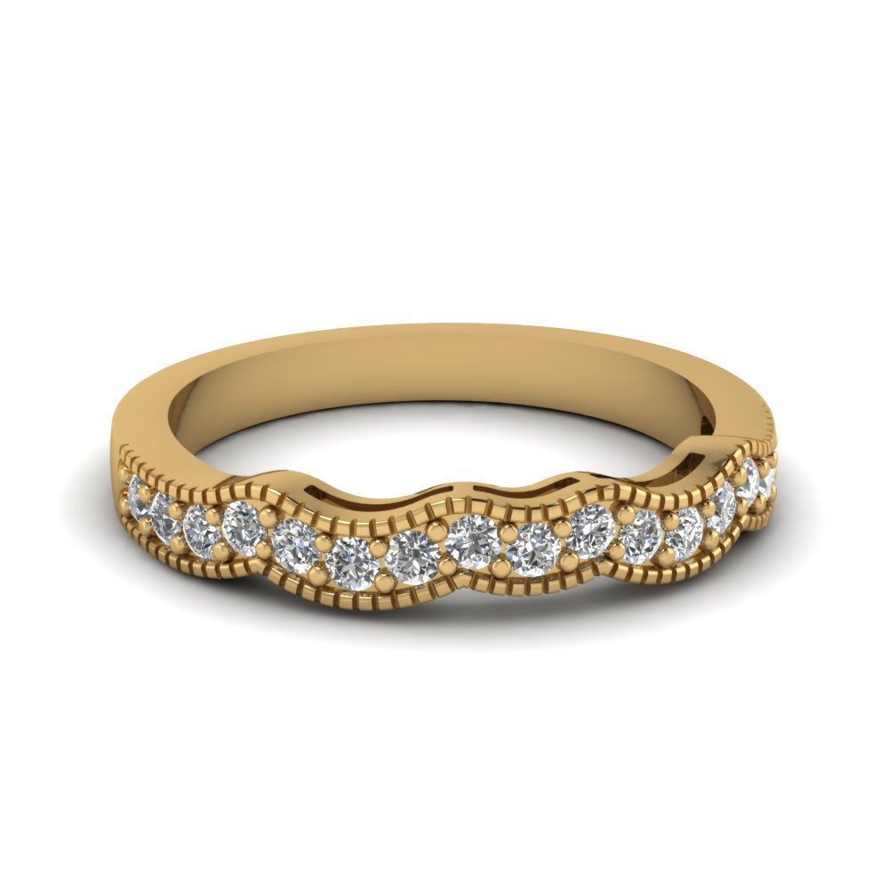 Milgrain Filigree Band Fascinating Diamonds 2871