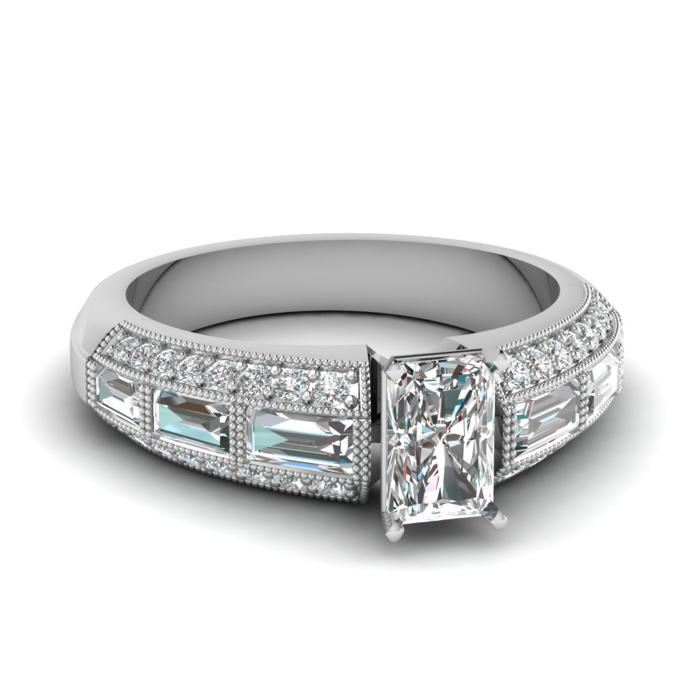 Platinum Edwardian Engagement Ring