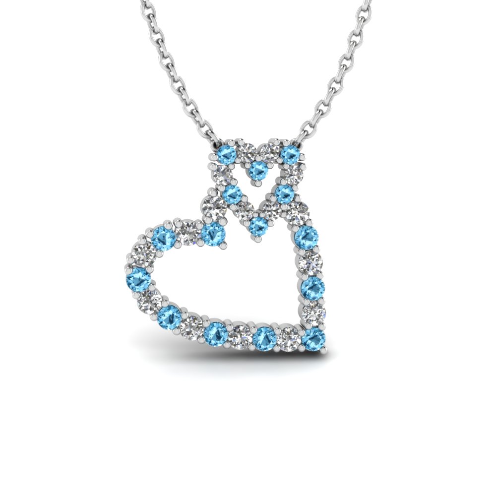 round-cut-ice-blue-topaz-heart-pendant-in-14K-white-gold ...