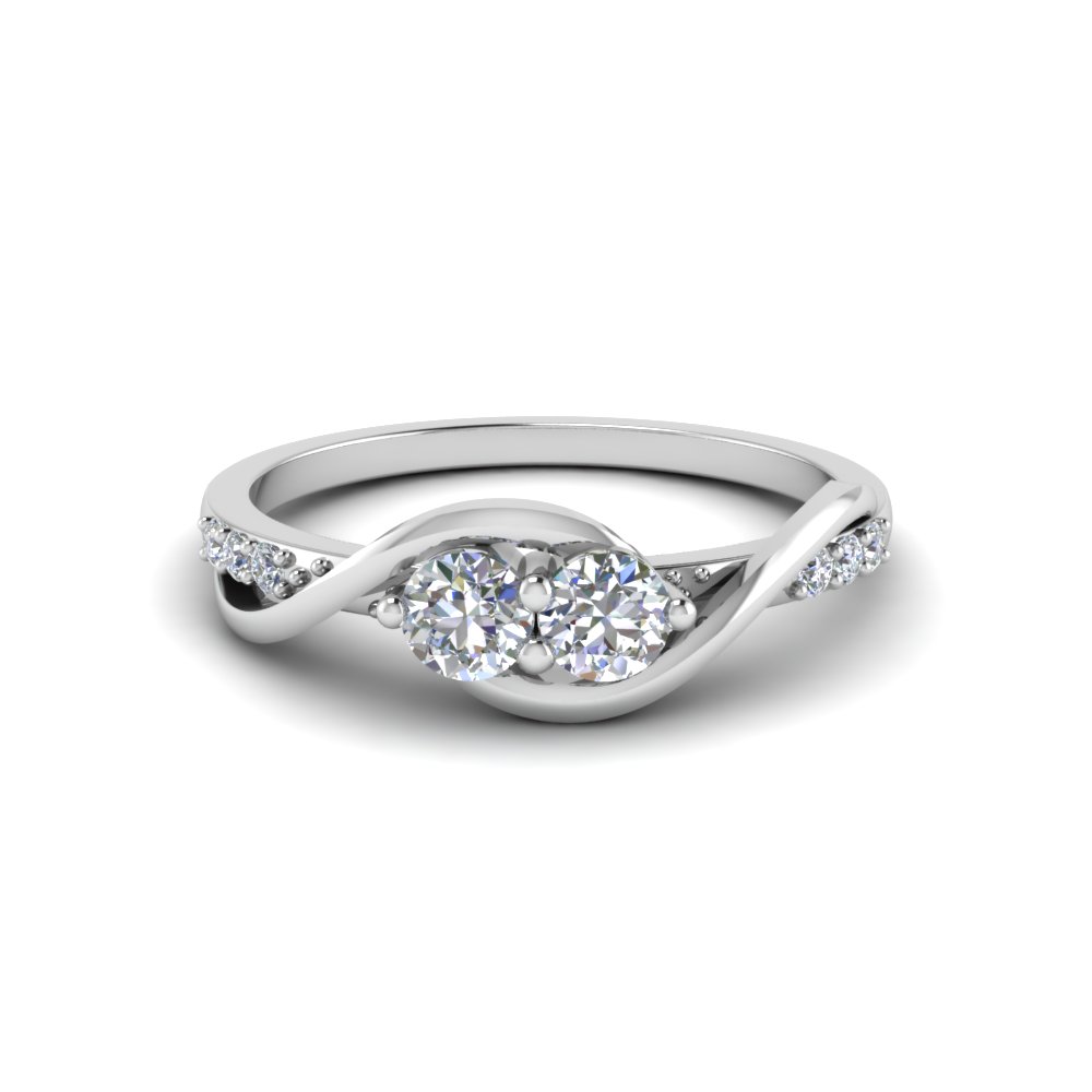 Engagement ring white gold or gold